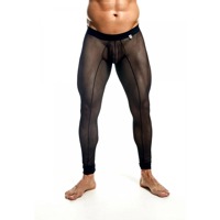 Лосины мужские в сетку MaleBasics черные, L