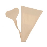 Самоклеющиеся трусики Bye Bra бежевые, One Size