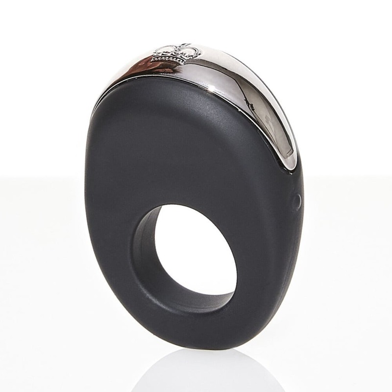 Кольцо на пенис с клиторальной стиммуляцией Hot Octopuss Atom Cock Ring Clitoral Stimulator, черное