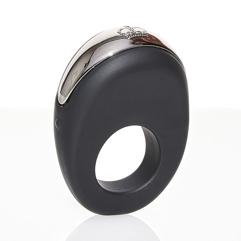 Кольцо на пенис с клиторальной стиммуляцией Hot Octopuss Atom Cock Ring Clitoral Stimulator, черное