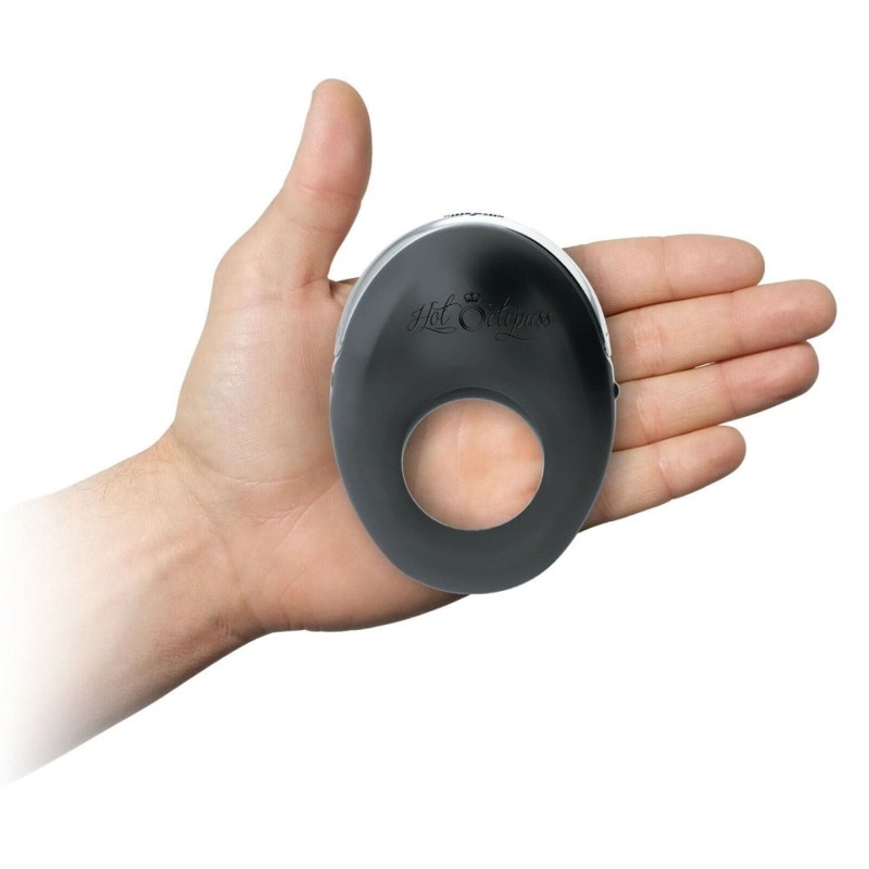 Кольцо на пенис с клиторальной стиммуляцией Hot Octopuss Atom Cock Ring Clitoral Stimulator, черное