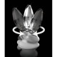 Анальный плаг стеклянный Pipedream Icicles No. 91 на силиконовой присоске, прозрачный