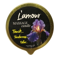 Массажная свеча L'amour Iris Amber Milk золотая, 70 мл