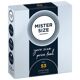 Распродажа!!! Презервативы Mister Size - pure feel - 53 (3 шт) (срок 05.2026)