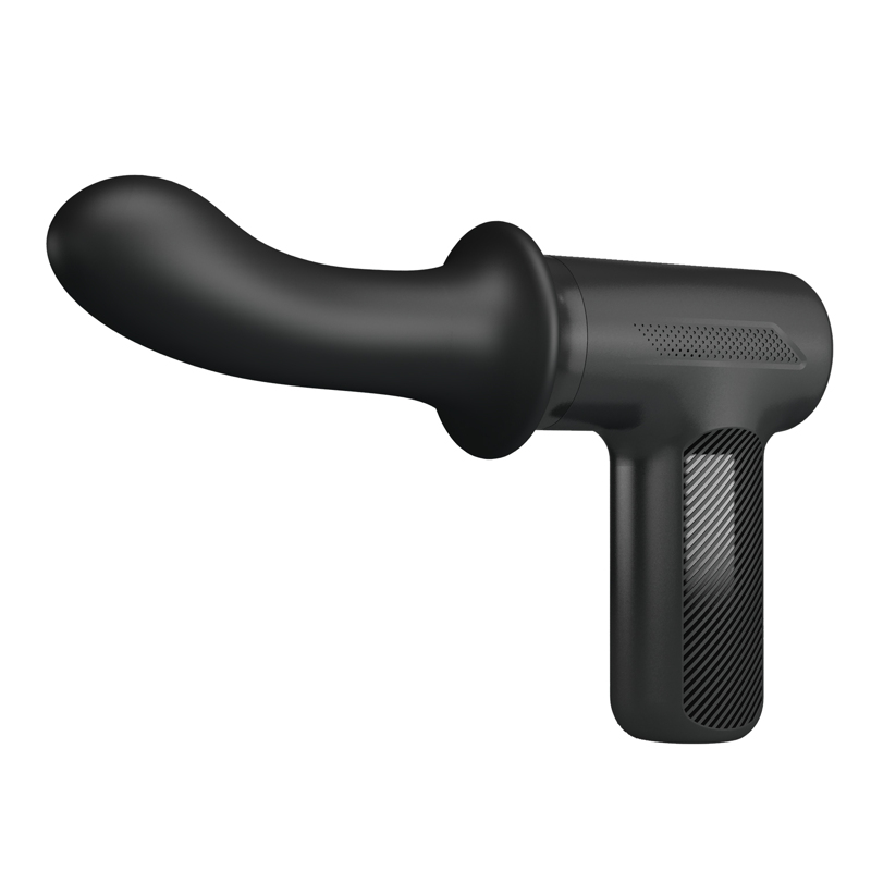 Вибромассажер пистолет Dj Doctor Massage Gun черный, 12.1 х 3.8 см