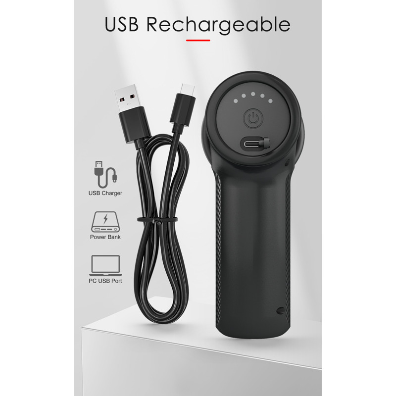 Вибромассажер пистолет Dj Doctor Massage Gun черный, 12.1 х 3.8 см