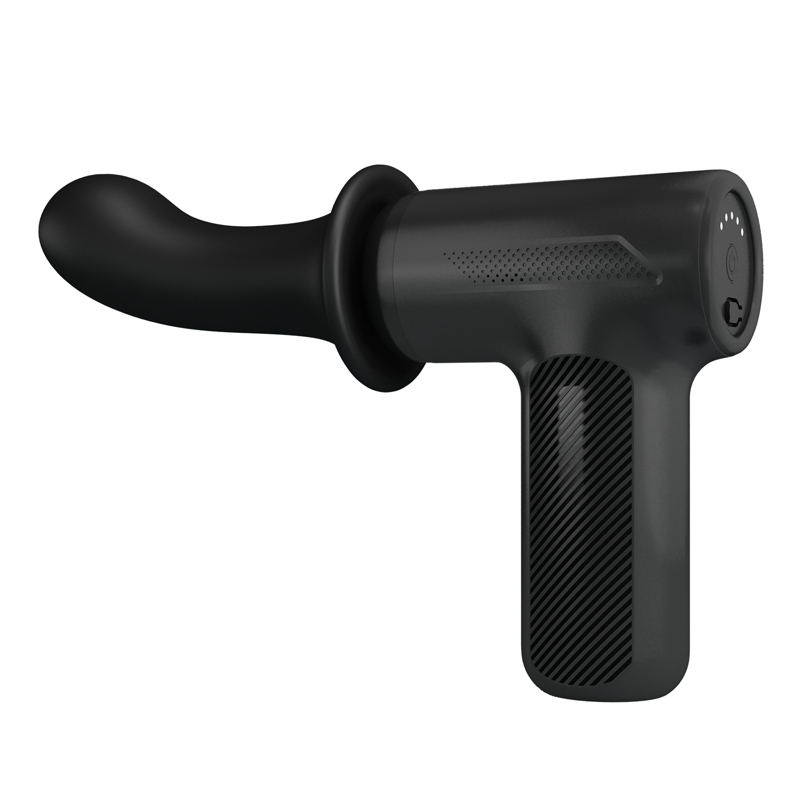 Вибромассажер пистолет Dj Doctor Massage Gun черный, 12.1 х 3.8 см