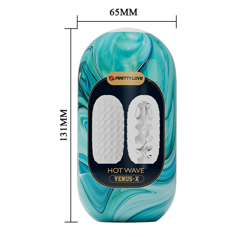 Мастурбатор яйцо Venus-X Egg рельефный, 13.1 х 6.5 см