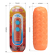 Мастурбатор Pretty Love Venus-X Orange с шариками для стимуляции, 18 х 6.5 см