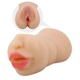 Мастурбатор с двумя входами Crazy Bull Zoey Soft Skin рот и вагина, 17 х 8.2 см