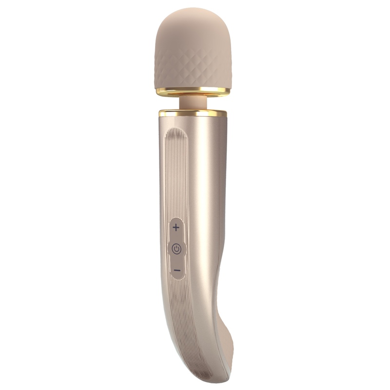 Вибромассажер микрофон PRETTY LOVE Interesting Massager Gold, 29 х 5.8 см