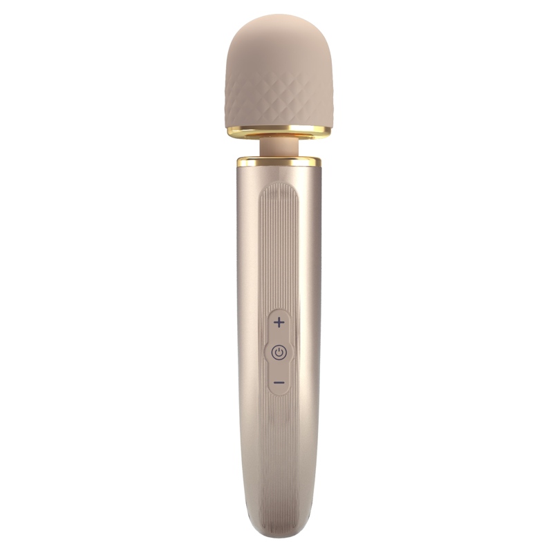 Вибромассажер микрофон PRETTY LOVE Interesting Massager Gold, 29 х 5.8 см