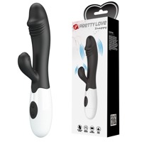Вибратор-кролик для точки G PRETTY LOVE SNAPPY черный, 19 х 3.2 см