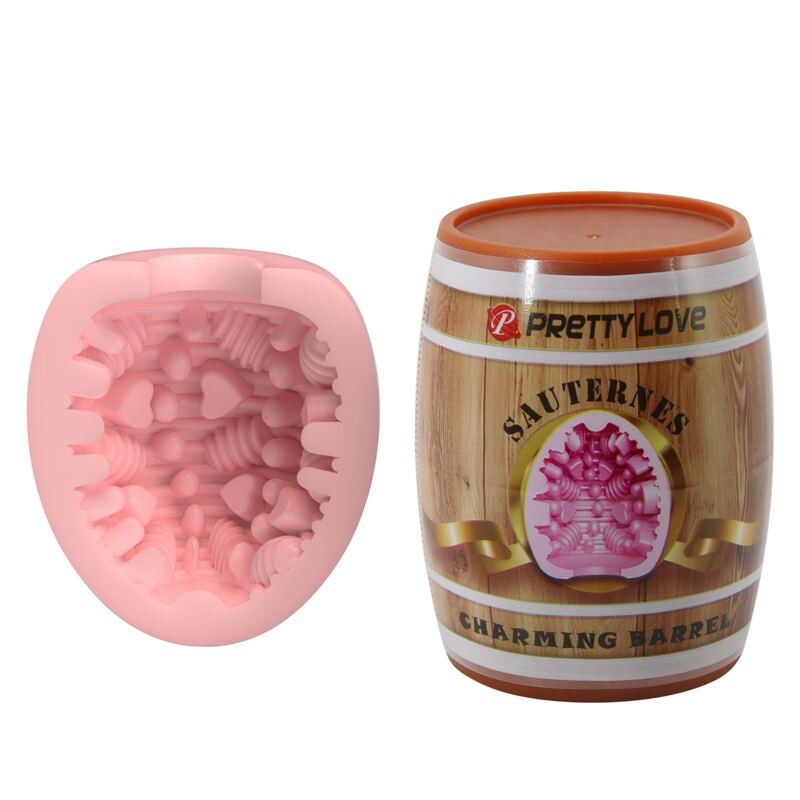 Мастурбатор яйцо PRETTY LOVE Barrel Pink розовый, 5.5 см