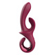 Вибратор-кролик Dreamtoys Glam Duo Vibrator с ручкой крючком, 22.7 х 4.2 см