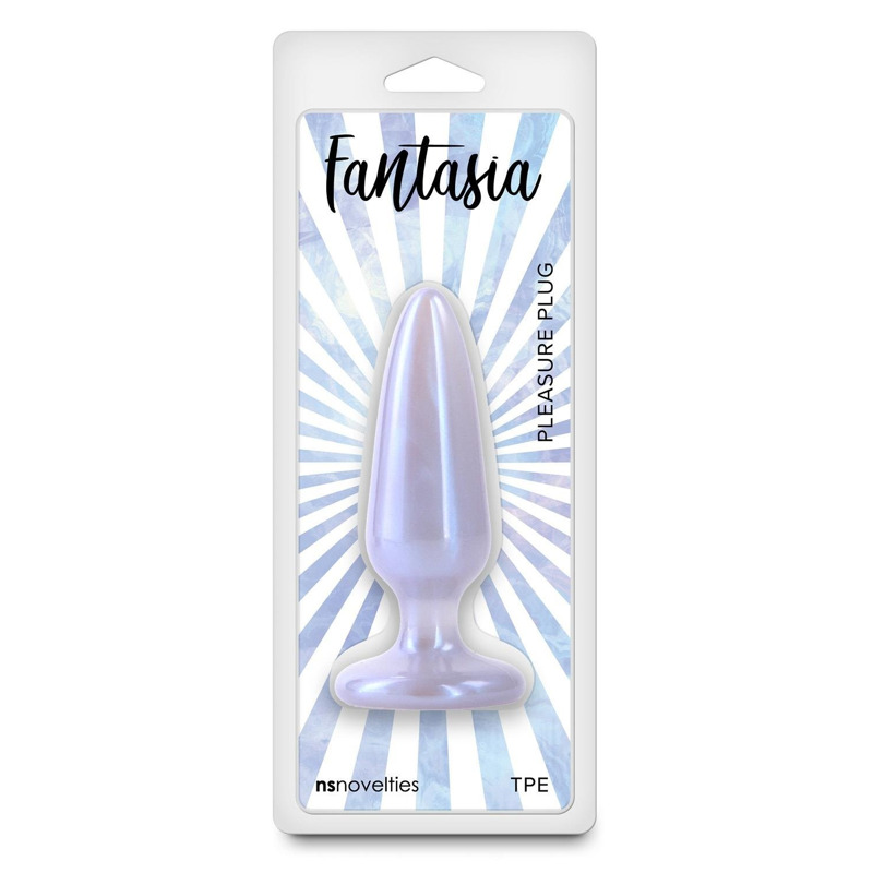Анальная пробка NS Novelties Fantasia Pleasure Small фиолетовая, 10.3 см