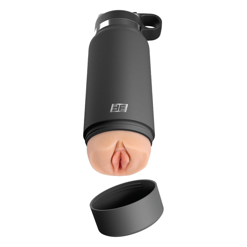 Мастурбатор вагина в колбе Pipedream PDX Plus Fuck Flask телесный, 23.8 см