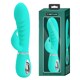 Вибратор-кролик Pretty Love Prescott мятный, ребристый, 20 х 3,9 см