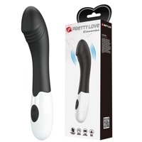 Вибратор для точки G Pretty Love Elemental Vibrator черный, 19 х 3.2 см
