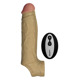 Реалистичная вибронасадка Shaft Vibrating Sheath Size 2 Oak с пультом, 22.3 см