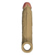 Реалистичная вибронасадка Shaft Vibrating Sheath Size 2 Oak с пультом, 22.3 см