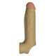 Реалистичная вибронасадка Shaft Vibrating Sheath Size 2 Oak с пультом, 22.3 см