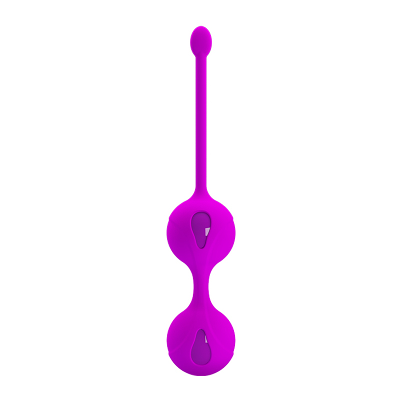 Вагинальные шарики PRETTY LOVE Kegel Tighten Up, фиолетовые, 3.2 см