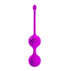 Вагинальные шарики PRETTY LOVE Kegel Tighten Up, фиолетовые, 3.2 см