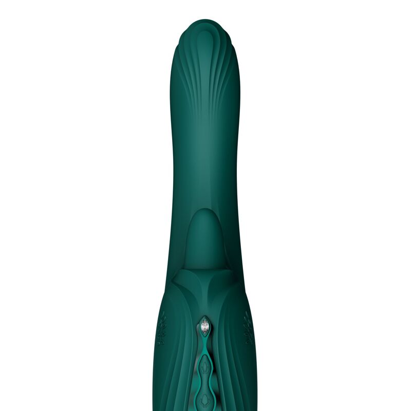Вибратор-кролик Zalo Ares Turquoise Green
