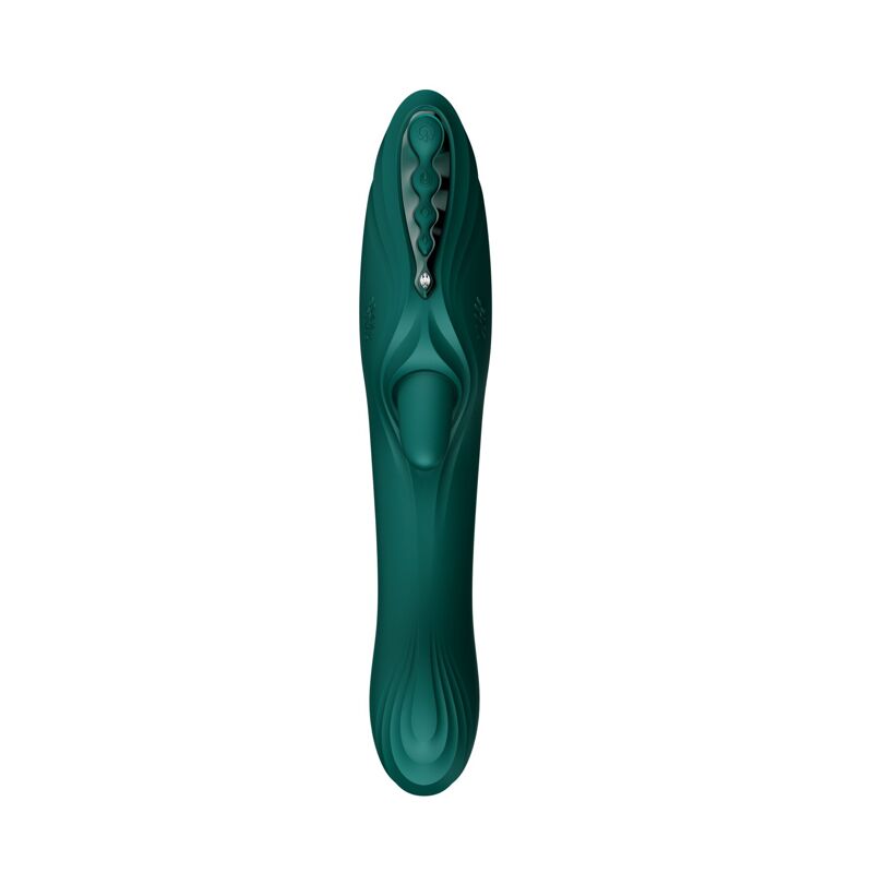 Вибратор-кролик Zalo Ares Turquoise Green