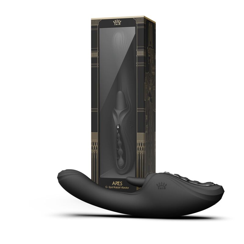 Вибратор-кролик Zalo Ares Obsidian Black
