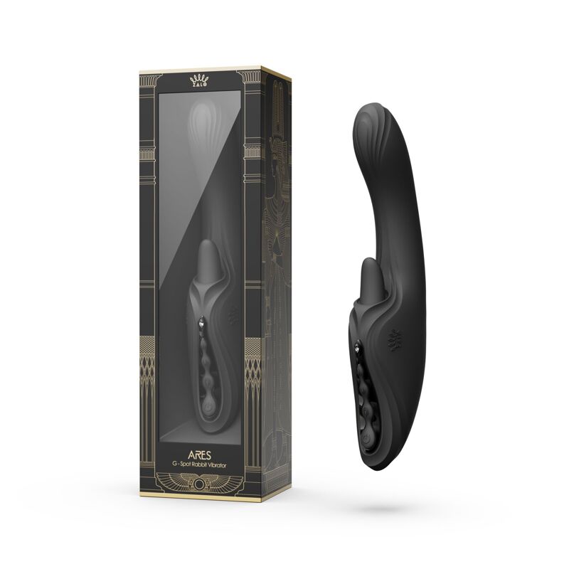 Вибратор-кролик Zalo Ares Obsidian Black