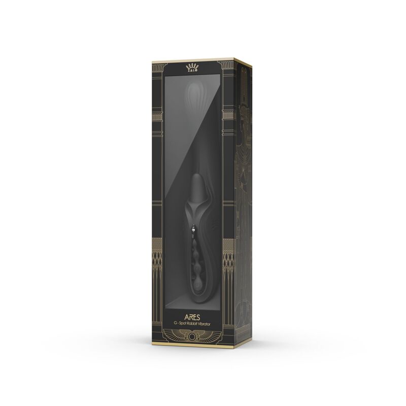 Вибратор-кролик Zalo Ares Obsidian Black