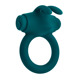 Эрекционное кольцо с вибропулей Evolved Playboy Bunny Buzzer, зеленое