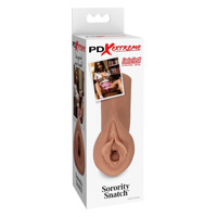 Мастурбатор Pipedream PDX Extreme Sorority Snatch коричневий, 13.5 см Мастурбатор Pipedream PDX Extreme Sorority Snatch коричневий, 13.5 см