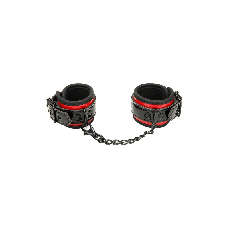 Наручники Whipsmart Heartbreaker Deluxe Buckle Love Cuffs черные, 70 см