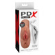 Мастурбатор Pipedream PDX Plus Perfect Pussy Double бежевый, 14 см