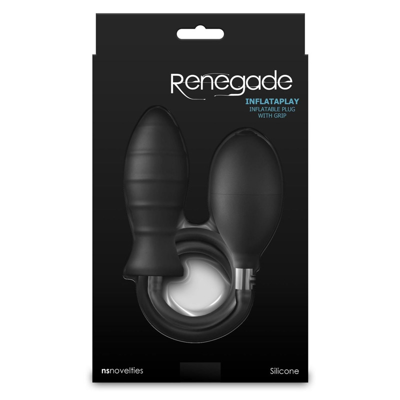 Анальная пробка с накачкой NS Novelties Renegade черная, 69.2 см