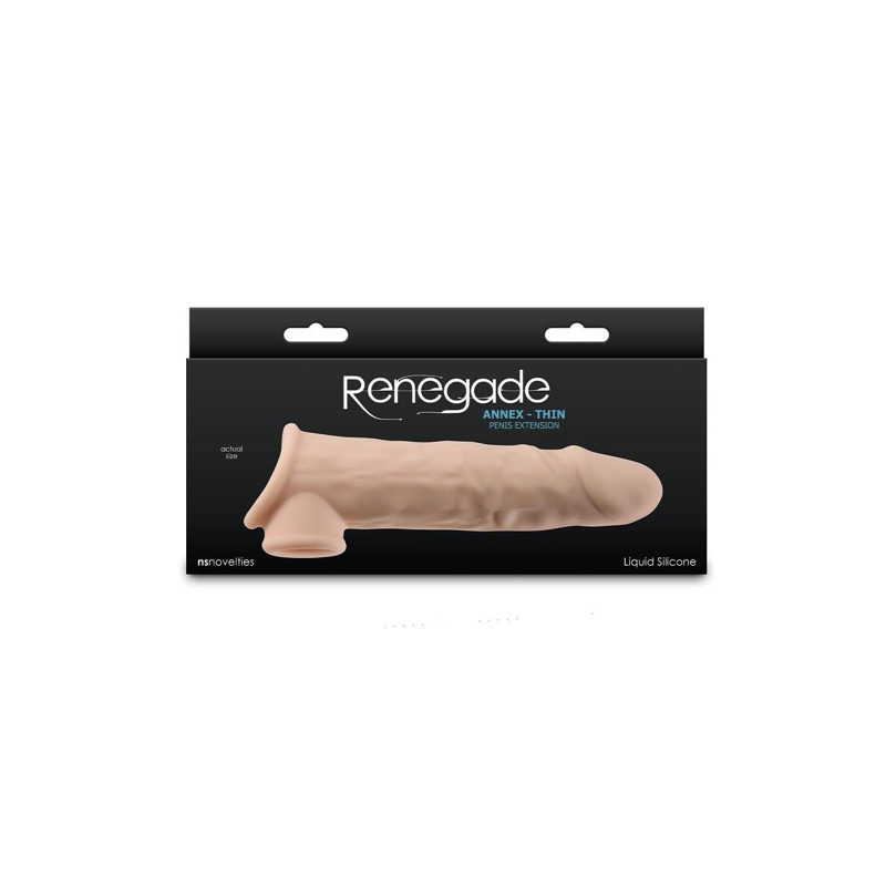 Насадка на пенис NS Novelties Renegade бежевая, 19.4 см