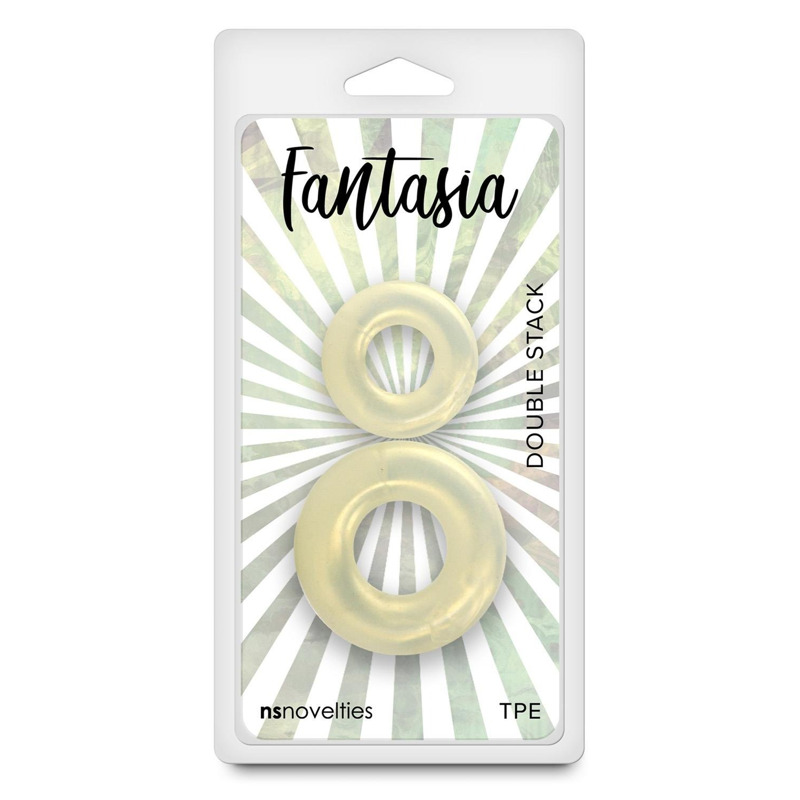 Эрекционные кольца NS Novelties Fantasia прозрачные, 2 шт