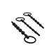 Набор уретральных катеторов NMC Knot Knot черный, 3 шт