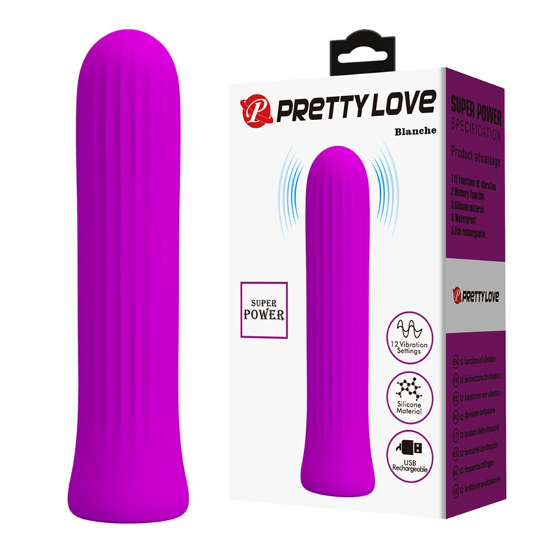 Мини-вибратор PRETTY LOVE Blanche фуксия, 10 х 2 см