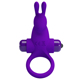 Кольцо эрекционное в виде кролика Pretty Love Vibrant Penis Ring 1 фиолетовое