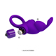 Кольцо эрекционное в виде кролика Pretty Love Vibrant Penis Ring 1 фиолетовое