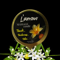 Массажная свеча L'amour Blossoming Neroli золотая, 70 мл