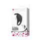 Эрекционное виброкольцо Pretty Love Rabbit Vibrator с клиторальной стимуляцией, черное