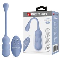 Виброяйцо вагинальное Pretty Love Leshy с пультом, голубое, 18.6 х 2.8 см Виброяйцо вагинальное Pretty Love Leshy с пультом, голубое, 18.6 х 2.8 см