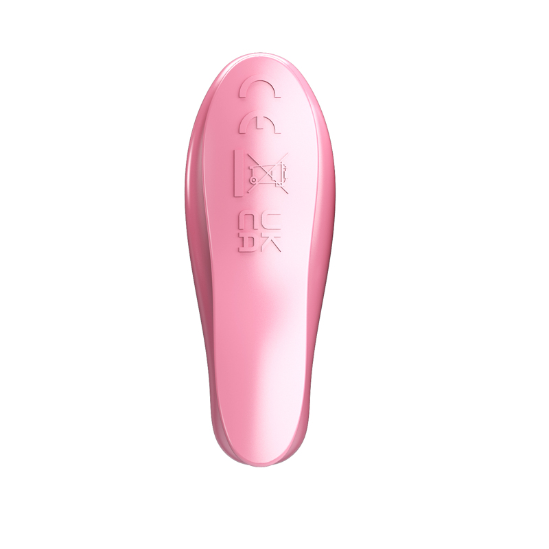 Вибростимуляторы-зажимы для сосков Pretty Love Leaf, розовые, 5.1 х 1.9 см