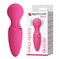 Вибратор для клитора Pretty Love Dwayne мини-микрофон, розовый, 12 х 3.7 см