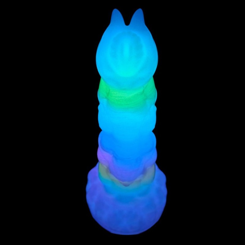 Вибратор люминесцентный с пультом UNIVIBE Unicorn, разноцветный, 25 х 5.7 см